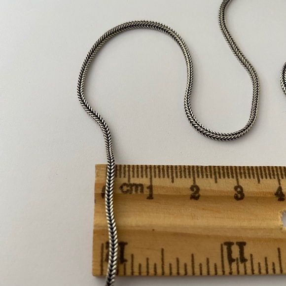 Unisex 925 silver 2mm 23” necklace thick chain - Picture 2 of 5